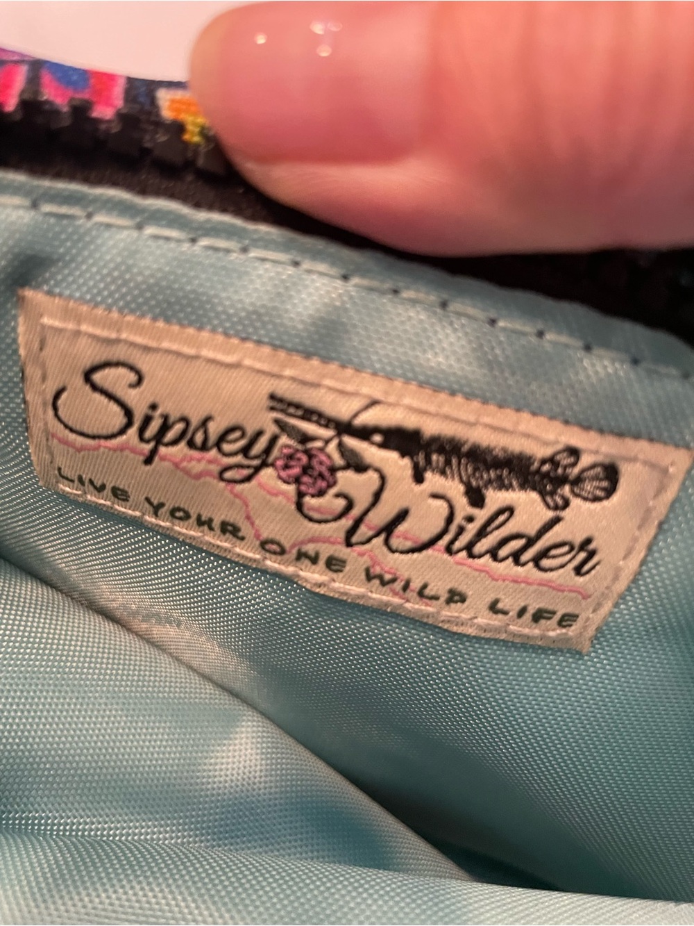 Sipsey Wilder Multicolor Succulent Print Crossbody Bag - Picture 7 of 8